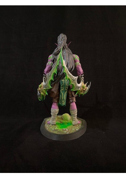 World Of Warcraft Illidan Stormrage Figür Wow Iblis Illidan Obje 25CM Büyük Boy modelleri