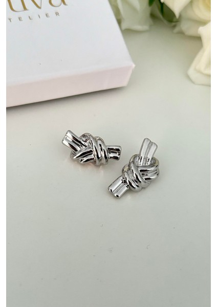 Tf Loop Silver Küpe