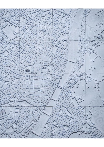 Florence Üç Boyutlu Şehir Silüeti Dekoratif Minimalist Duvar Tablosu Floransa Tablo 15CM indirimleri