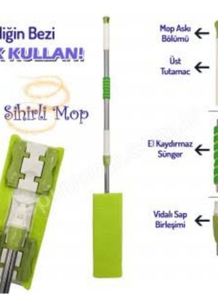 Sihirli Mop - Teleskobik Mop fiyatları