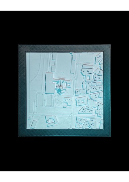 Madrid Üç Boyutlu Şehir Silüeti Dekoratif Minimalist Duvar Tablosu Madrid Tablo 15CM fiyatları