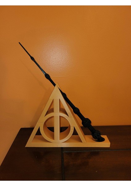 Harry Potter Ölüm Yadigarları Asa Standı Masaüstü Dekor