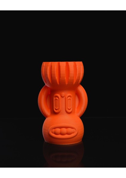 Tiki Dekoratif Turuncu Totem Vazo fiyatları