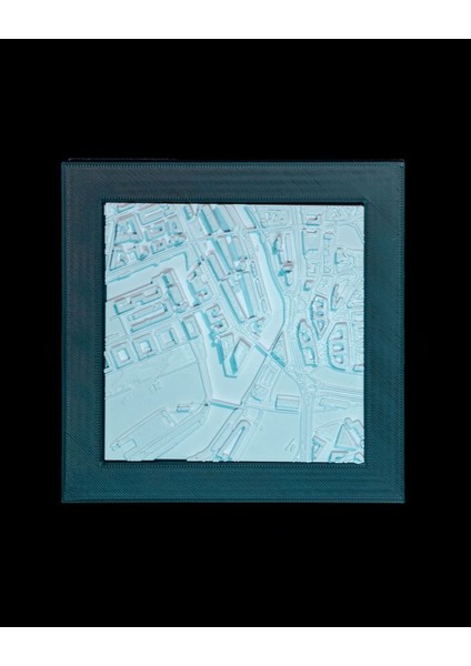 Hamburg Üç Boyutlu Şehir Silüeti Dekoratif Minimalist Duvar Tablosu Hamburg Tablo 15CM fiyatları