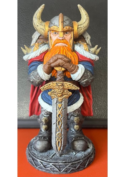 Viking Büst Viking Savaşçısı Dekoratif Obje 14CM