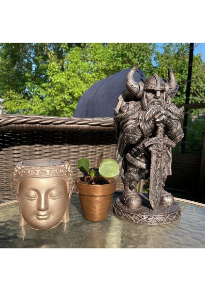 Viking Büst Viking Savaşçısı Dekoratif Obje 14CM modelleri