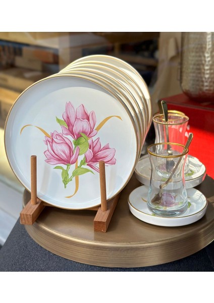 Tekno Trust 18 Parça Modern Ahsen Pasta Çay Saati Seti