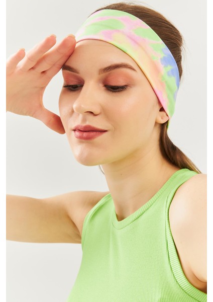 Batik Gökkuşağı Kadın Pamuklu Penye, Kaymaz, Terletmez, Ultra Hafif, Spor Saç Bandı Bandana Trendy Renkler indirimleri