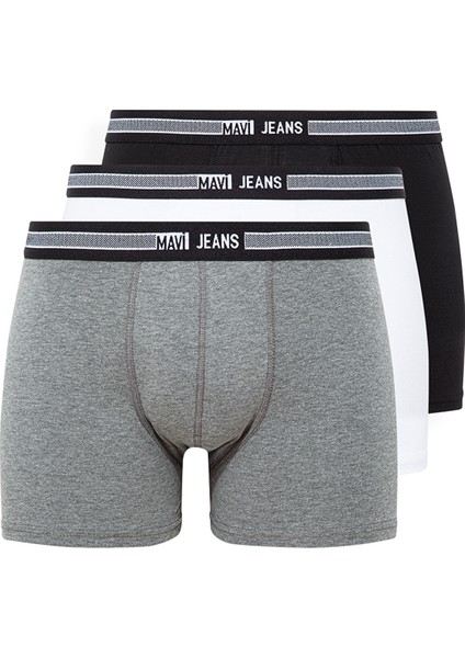 3lü Siyah Basic Boxer Seti0911508-900