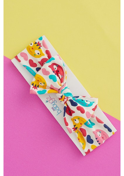 Renkli Kedi Desenli El Yapımı Yumuşak Fiyonk Bağlamalı Doğal Pamuklu Penye Bebek Çocuk Kız Bandana Gökkuşağı Serisi fırsatları