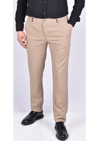 201-0105 Kemer Ayarlı Esnek Comfort Pantolon/bej/52
