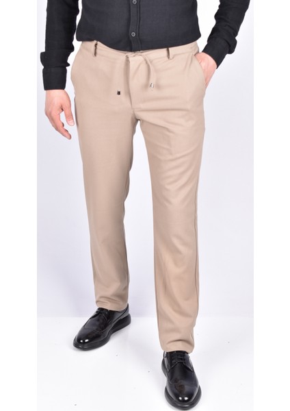 201-0105 Kemer Ayarlı Esnek Comfort Pantolon/bej/52