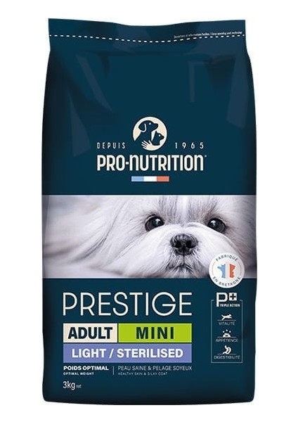 Prestige Adult Mini Light Kısırlaştırılmış Yetişkin Köpek Maması 3 kg