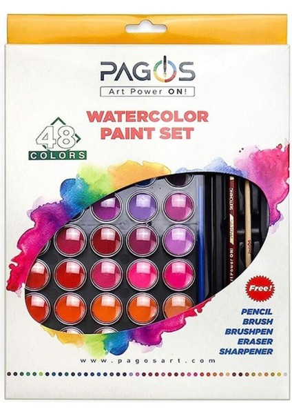 Pago Sulu Boya Set 48 Renk