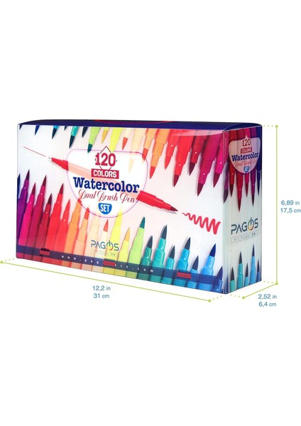 Dual Brush Kalem Seti 120 Renk fiyatları