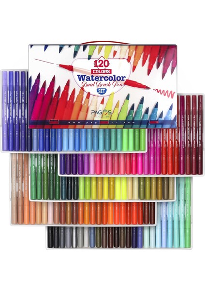 Dual Brush Kalem Seti 120 Renk modelleri