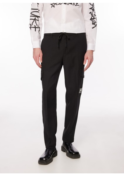 Normal Bel Normal Paça Slim Fit Siyah Erkek Pantolon 75GAA102N0136899 fırsatları