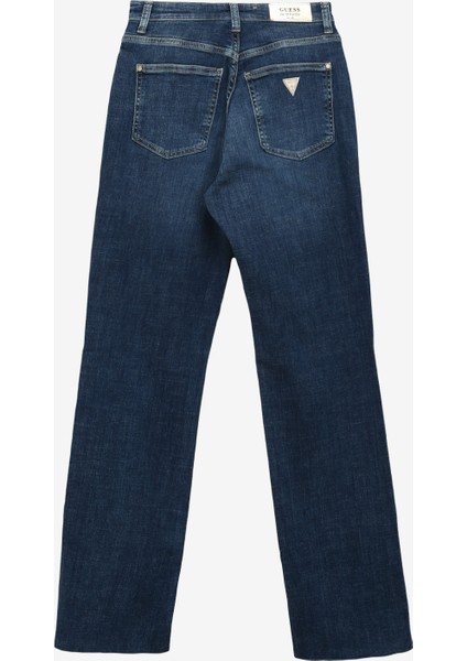 Normal Bel Normal Paça Regular Fit Mavi Kadın Denim Pantolon W4RA33D5921-ETSH