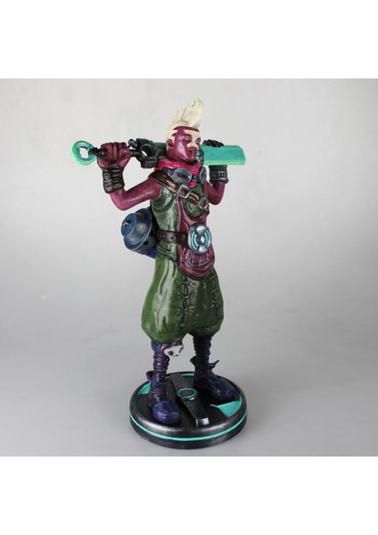 Lol Ekko Boyalı Figür League Of Legends Zamanı Kıran Çocuk Figür Büyük Boy 25CM indirimleri