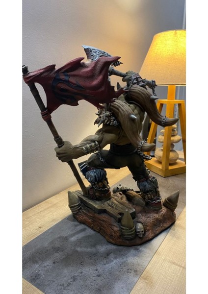 World Of Warcraft Hellscream Figür Wow Garrosh Hellscream Obje 25CM Büyük Boy