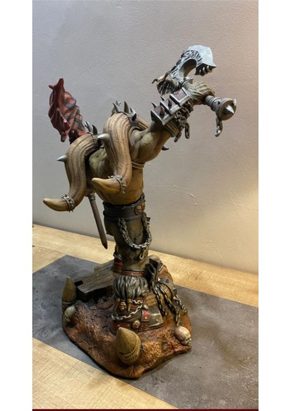 World Of Warcraft Hellscream Figür Wow Garrosh Hellscream Obje 25CM Büyük Boy