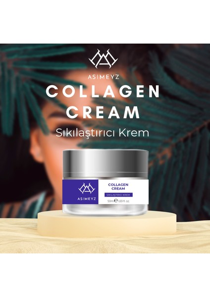 Yaşlanma Karşıtı Kolajen Krem, Anti-Aging, Kırışık Karşıtı, Sıkılaştırıcı, Onarıcı,collagen 50ML indirimleri