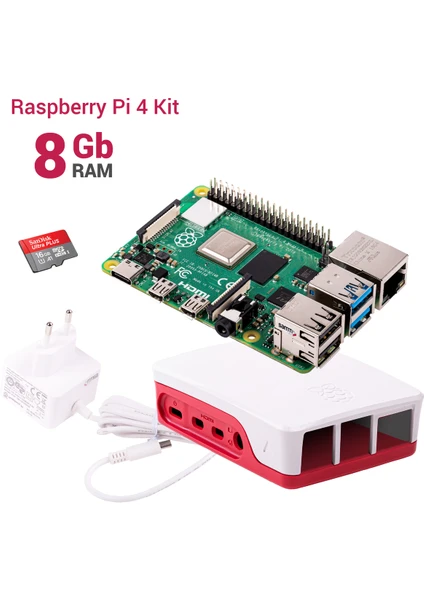 Raspberry Pi 4 8gb Başlangıç Kiti