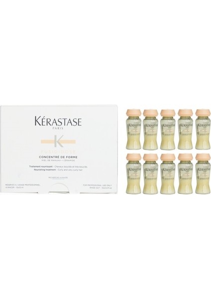 Fusio-Dose Concentrédeforme Nourishing Serum That Renews Hair STRANDS(10X12ML) ECBEAUTY'KALITESI.122