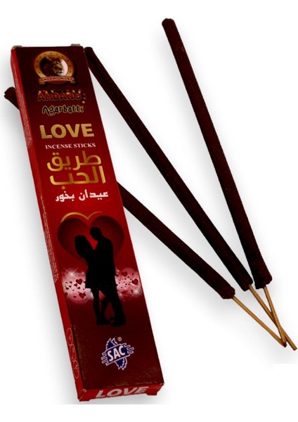 Tütsü Aşk (Love) Kalın 3 Çubuk