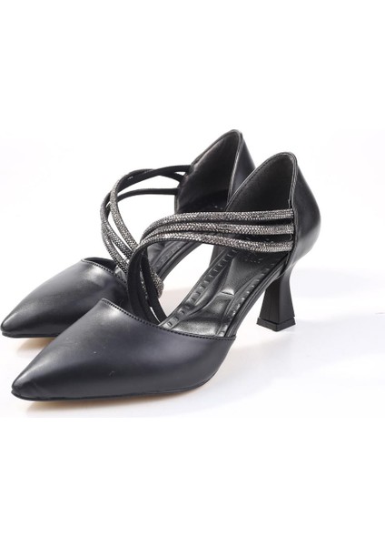 3559 Kadın 6 cm Topuklu Taşlı Stiletto Ayakkabı fiyatları