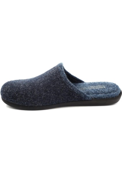 15337 Erkek Kışlık Çıkarılabilir Keçe Taban Ev Halı Terliği modelleri