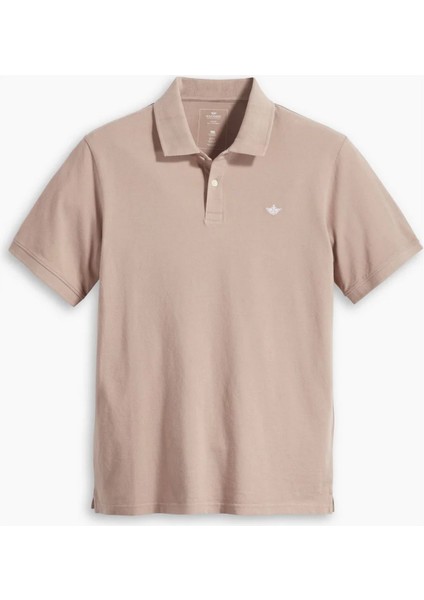 Polo Yaka Slim Fit Gül Kurusu Erkek T-Shirt A1159-0090