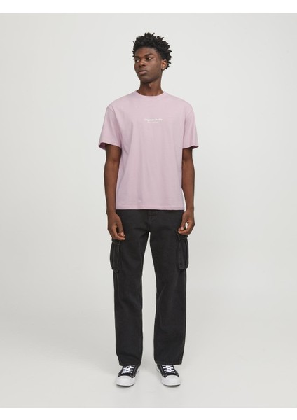 O Yaka Regular Fit Pembe Erkek T-Shirt 12240121
