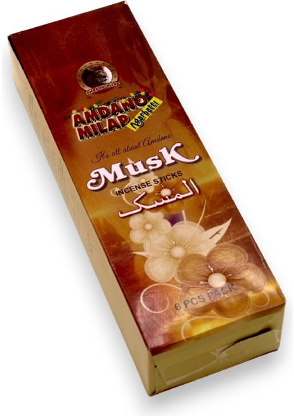 Tütsü Misk (Musk) 20 Çubuk 6 Lı Kutu