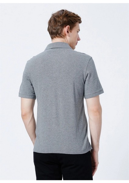 Polo Yaka Slim Fit Gri Erkek T-Shirt A1159-0024 fırsatları