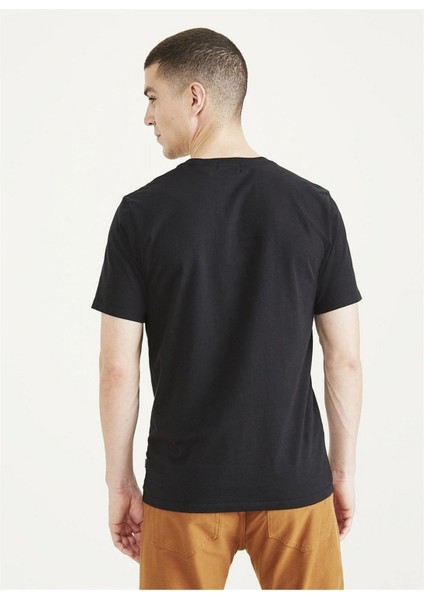 Bisiklet Yaka Slim Fit Siyah Erkek T-Shirt A3143-0001 fiyatları