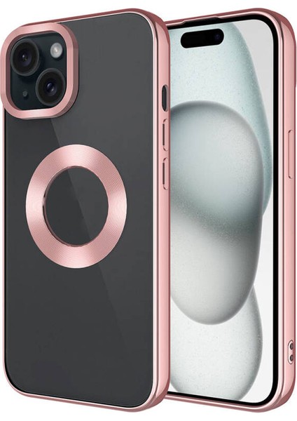 iPhone 15 Plus Şık Tasarımlı ve Parlak Omega Premium Silikon Kılıf