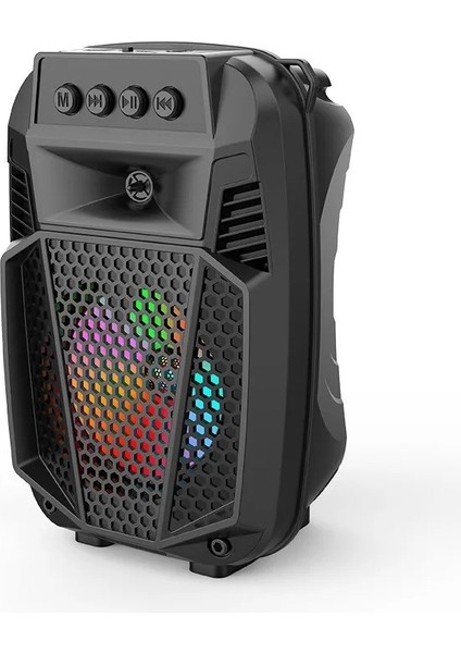 ZQS1430 Rgb Ledli 4 Inç Bluetooth Hoparlör