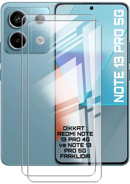 Xiaomi Redmi Note 13 Pro 4g Ekran Koruyucu Tamperli Cam 9h Nano Glass Screen Protector Tam Kaplar