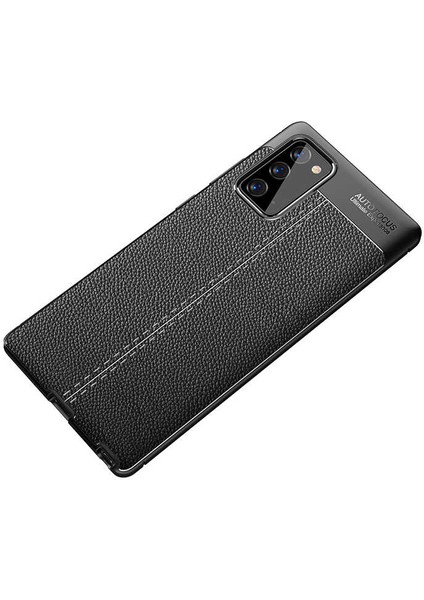 Samsung Galaxy Note 20 ile Uyumlu Kılıf Deri Görünümlü Silikon Telefon Kılıfı Kapak fırsatları