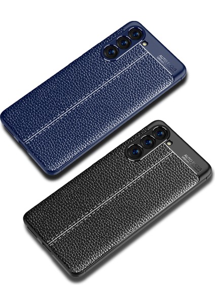 Samsung Galaxy S23 Plus ile Uyumlu Kılıf Deri Görünümlü Silikon Telefon Kılıfı Kapak fiyatları