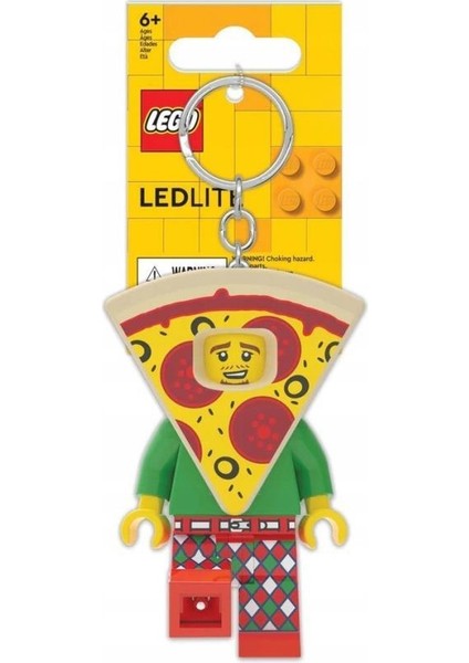 Ledlite 4006036 Iconic Pizza Guy Costume LED Key Chain
