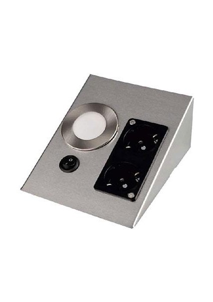 CT-5109 1W 3200K Günışığı Çift Prizli Tezgah Aydınlatma