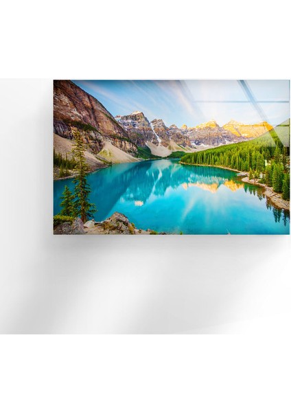 Doğa Manzarası Cam Duvar Tablosu fiyatları