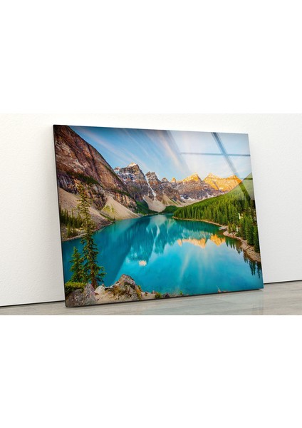 Doğa Manzarası Cam Duvar Tablosu modelleri