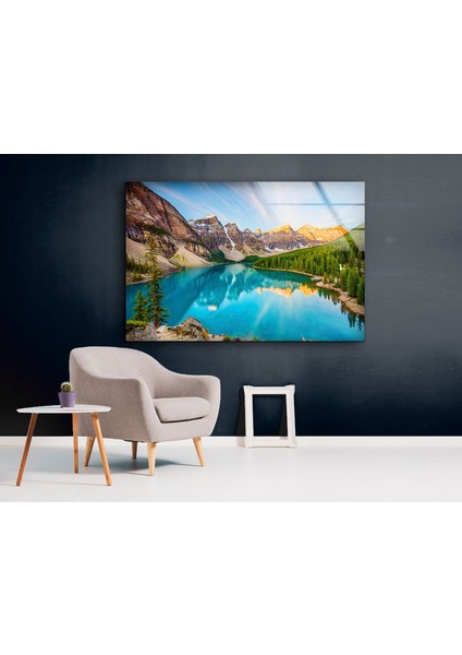 Doğa Manzarası Cam Duvar Tablosu fırsatları