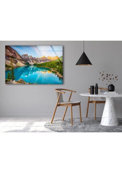 Doğa Manzarası Cam Duvar Tablosu indirimleri