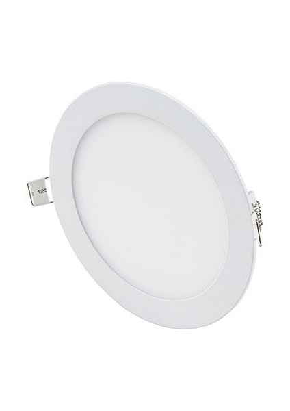 CT-5147 12W 6500K Beyaz Yuvarlak Slim LED Panel