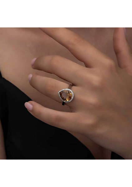 Gümüş Zultanit Damla Kadın Yüzük SL6277 modelleri