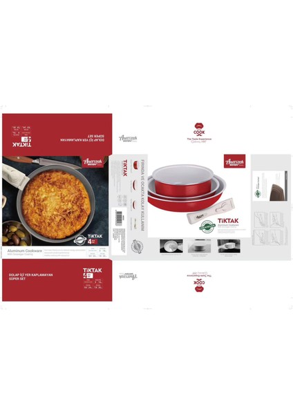 Amercook Bondy 4 Parça Pişirme Seti fiyatları